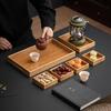 Ju Lang Holz geteiltes Serviertablett Set