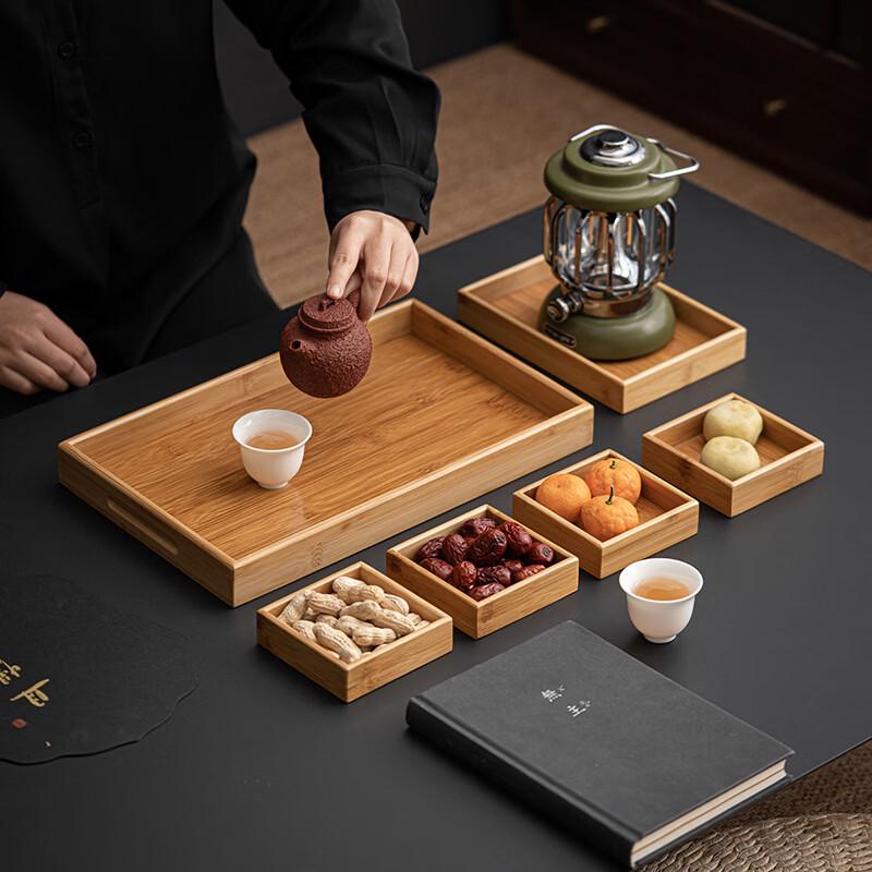 Ju Lang Holz geteiltes Serviertablett Set