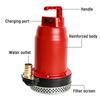 Rechargeable Lithium Battery DC Submersible Pump Remote Control 12V 200W High Flow 3.5m³/H 7M Head Agricultural Irrigation