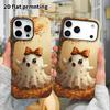 Phone Case: 2D Flat Design Suitable for iPhone 18, 17, 16, 15, 14, 13 Pro Film Protective Case, Couple Style, Heart Ghost, Christmas and Halloween Gif