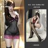 Sex lingerie sexy perspective lace with steel rim hip skirt uniform pure desire temptation suit pajamas