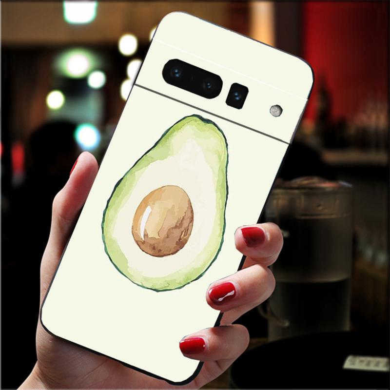 Phone Case For Google Pixel 10 9 Pro XL 9A 8 7 6 Pro Pixel 8A 7A 6A Pixel 8 7 6 5 Art Funny Avocado Fruit
