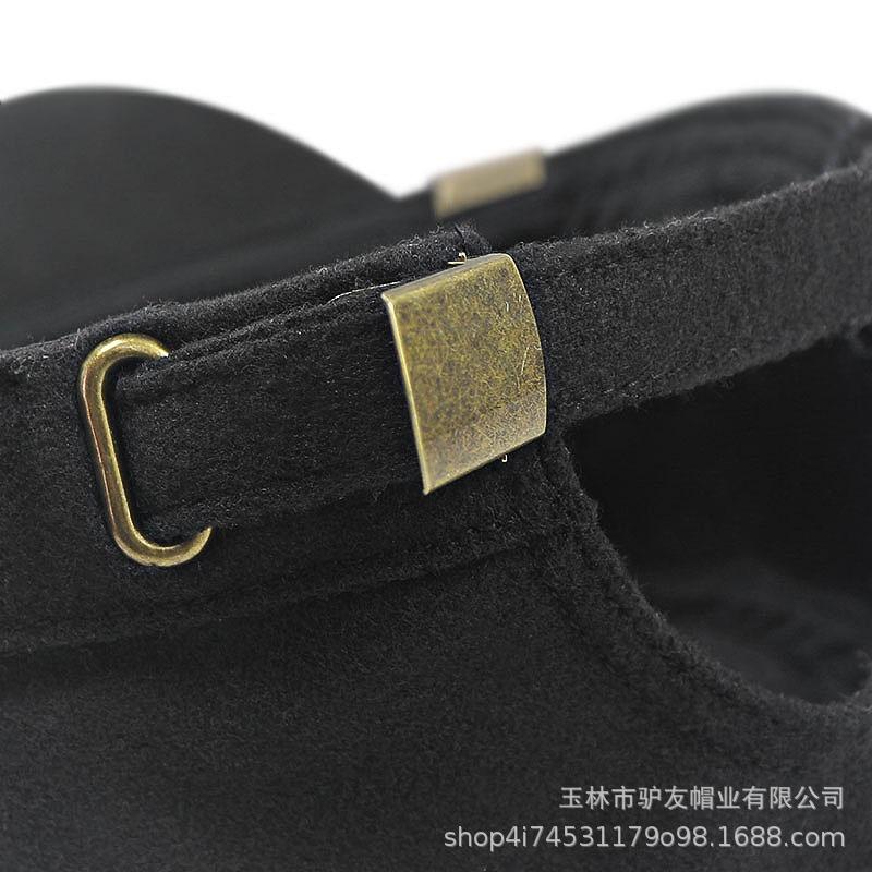 Extra Large Size Men's Hat Flat Top Hat Men's Big Head Hat Extra Large Winter Wool Men's Large Deepened Cap