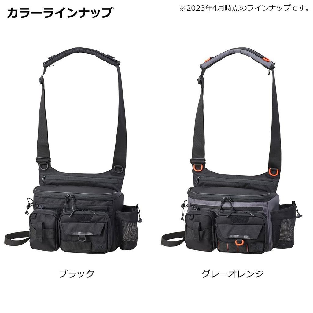 DAIWA HG Shoulder Bag (C) 2023 Model (Gray Orange / Fishing Tackle Bag)