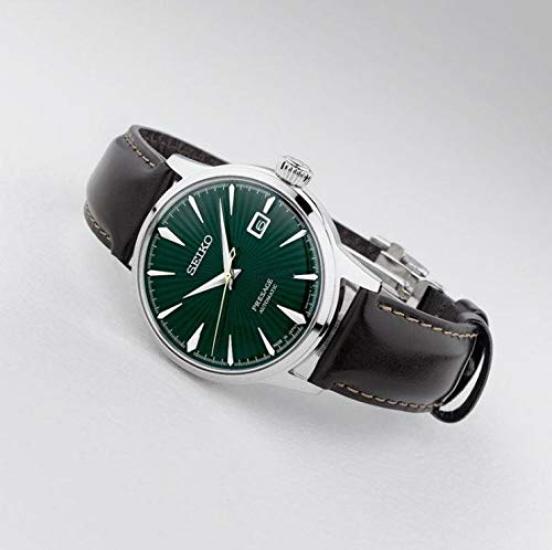 Seiko SRPD37J1 Presage Automatic Green Analog Sports Watch Made in Japan Automatic Overseas Shipping Men's