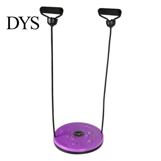 Waist Toning Exercise Plate Women Body Shaping Twister Magnetic Stone Whisper Disc Exerciser with Pull Rope Home Slimming Twisting Trimming Workout