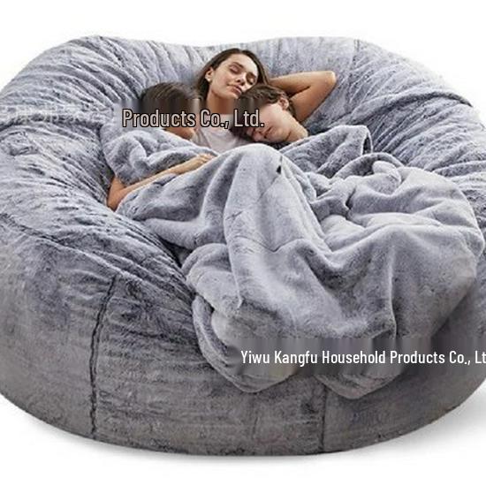 Divano a sacco in finta pelliccia - Disponibile nelle misure 5FT/6FT/7FT