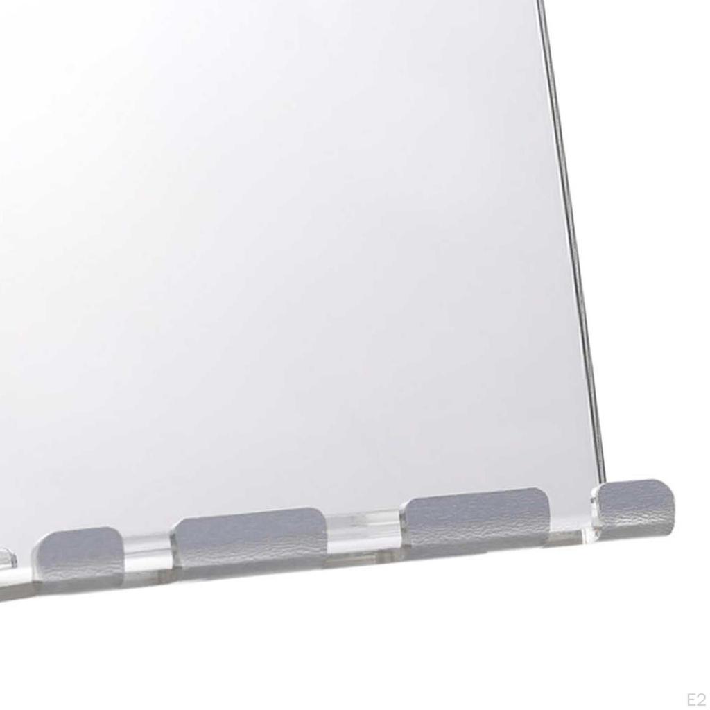 Portable Shower Shaving Makeup Mirror, with Suction Cup Wall Hanging, Travel Bathroom Anti Fog