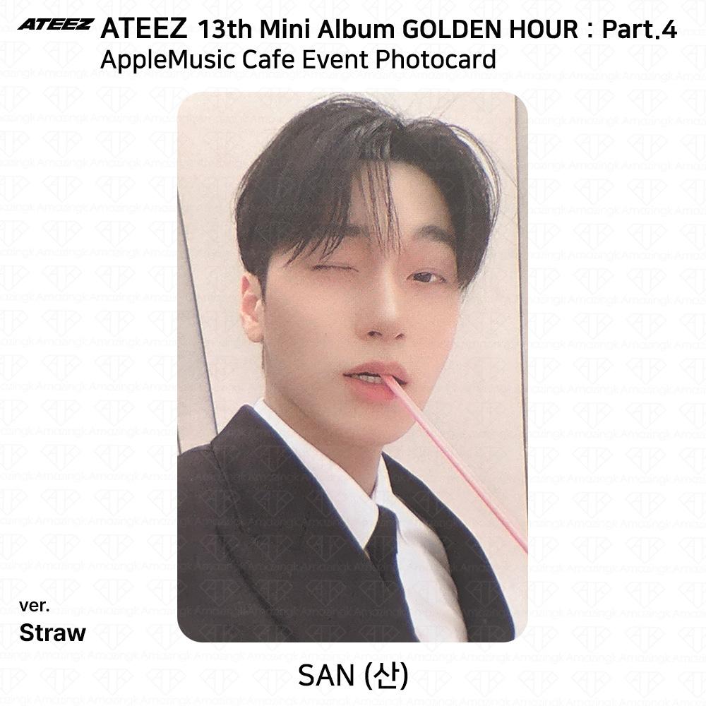 ATEEZ 13th Mini Album Golden Hour Part.4 AppleMusic Cafe Event Photocard