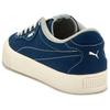 Puma IV-60 Canvas Stoff Bequem Vielseitig Dünne Sohle Langlebig Leicht Low-Top Skateschuhe Unisex Skateschuhe Blau 390425-09