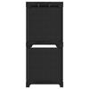 VidaXL Etagère d'Affichage 5 Cubes Bibliothèque Etagère de Rangement Organisateur Support de Rangement Maison Intérieur Noir 322602