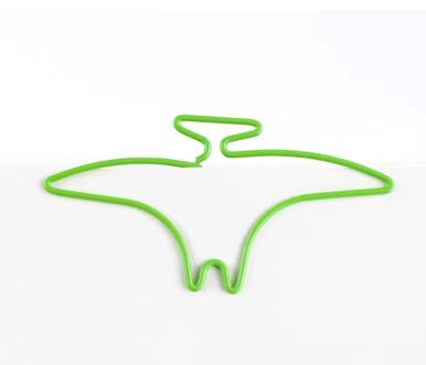 

10pcs Colorful Animal Dinosaur Paper Clip Bookmark Creative Cute Plastic Cartoon Pin Gift світло-зелений колір