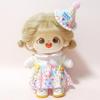 Für 20CM Baumwolle Puppe Strampler Cartoon Plüsch Puppe Ersatz Outfit Spielen Haus Zubehör Mini Kleidung