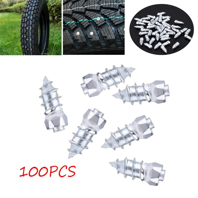 Buy 100pcs 15mm/0.59" Wheel Tyre Stud Screws Snow Tire Spikes for Car