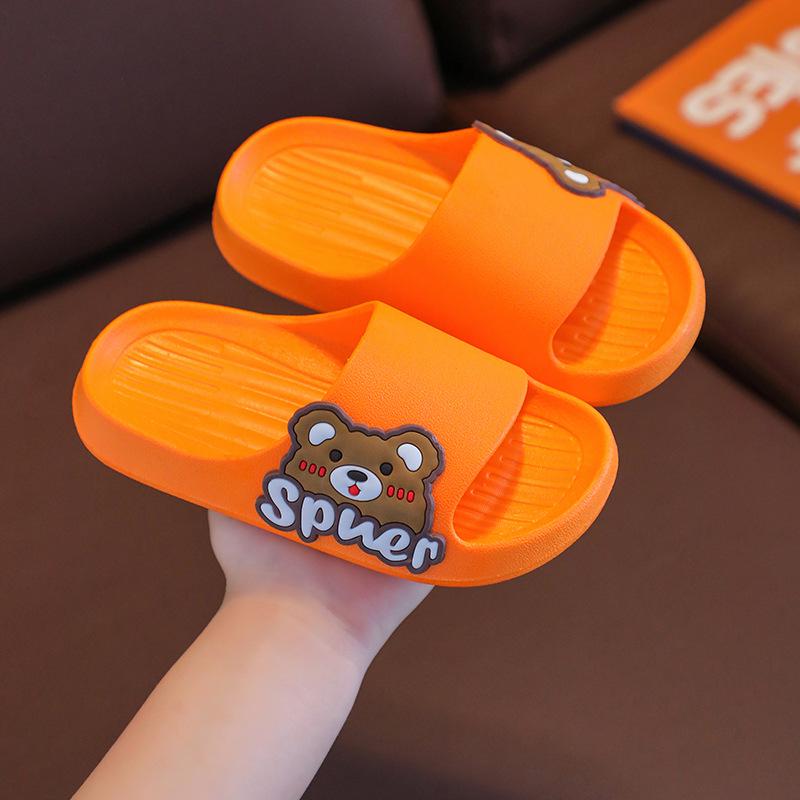 Cartoon Parent-Child Indoor Slippers for Kids and Adults - Summer Bathing Shoes