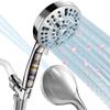 10 Modes High Pressure Electroplating Handheld Shower High Quality Bathroom Shower Head with Spray Gun Back Water Outlet