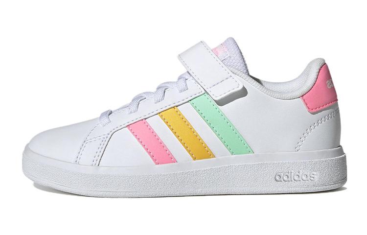 Adidas Grand Court 2.0 Little Kid White Multi-Color HP8913 28