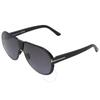 Tom Ford Vincenzo Smoke Gradient Pilot Men S SunglaSSeS Ft1072 01b 64