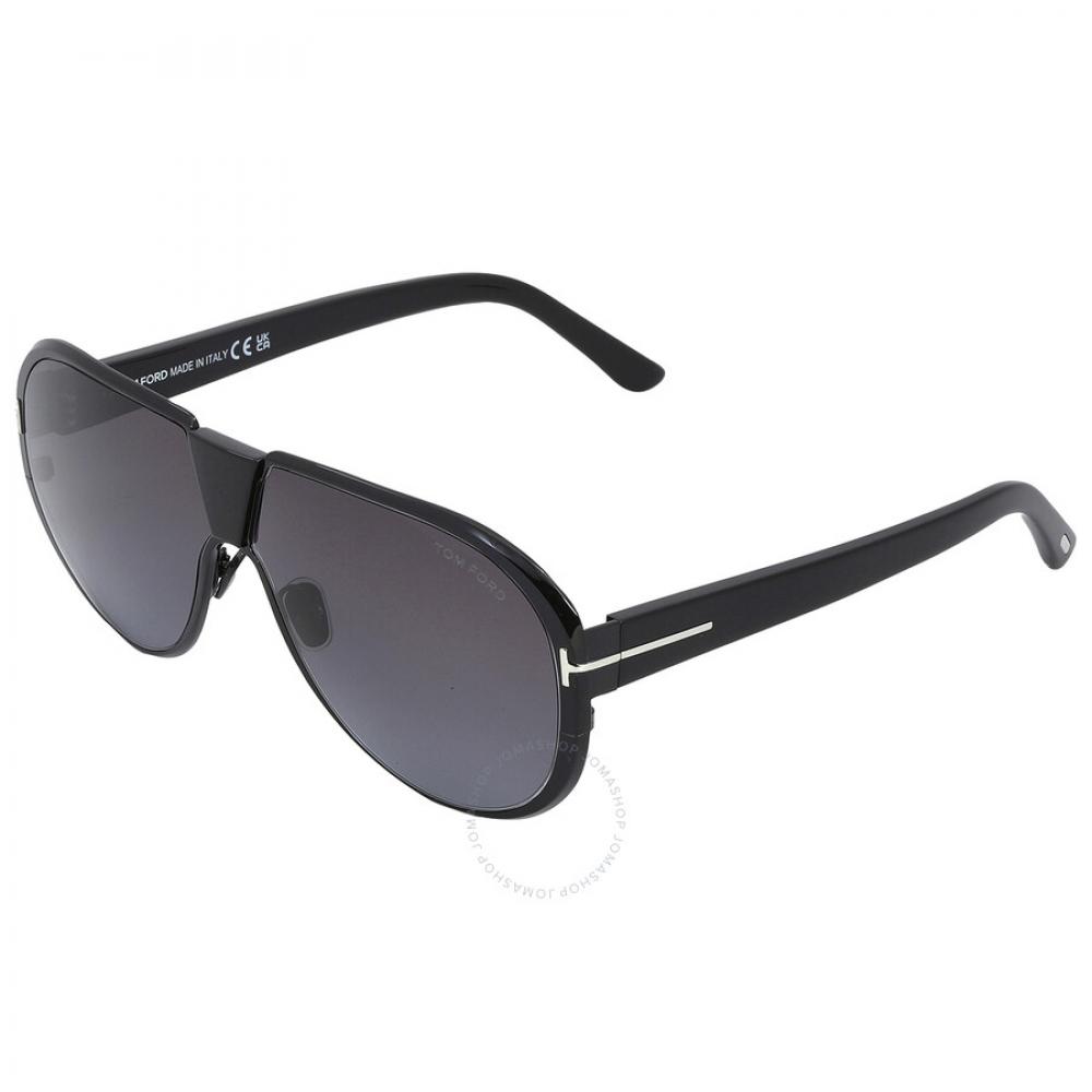 Tom Ford Vincenzo Smoke Gradient Pilot Men S SunglaSSeS Ft1072 01b 64