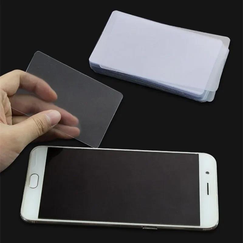 10/20PCS Plastic Card Phone Pry Opening Scraper Ultra Thin Flexible Removal Tool Clear Repair Cards For Phone Tablet LCD Screen