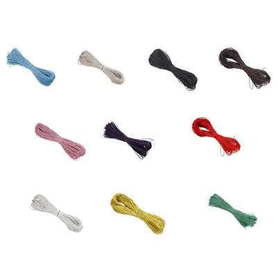 65.61yardX1mm Waxed Cotton Braiding Thread Weaving String for Handmade Bracelets Necklaces Jewelry Making Accessories