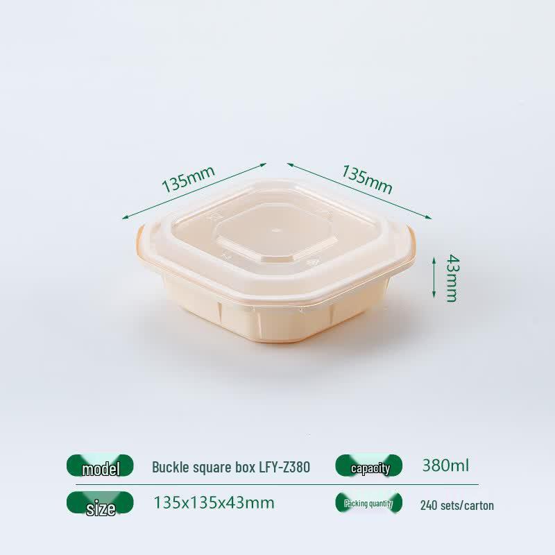 

Food-Grade PP Disposable Lockable Meal Box