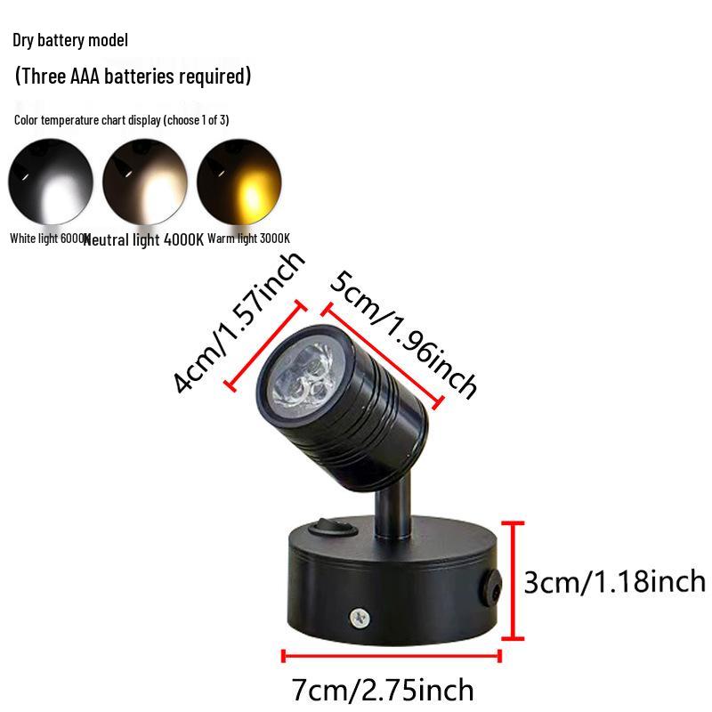 Wireless Jewelry Display Spotlight with Battery