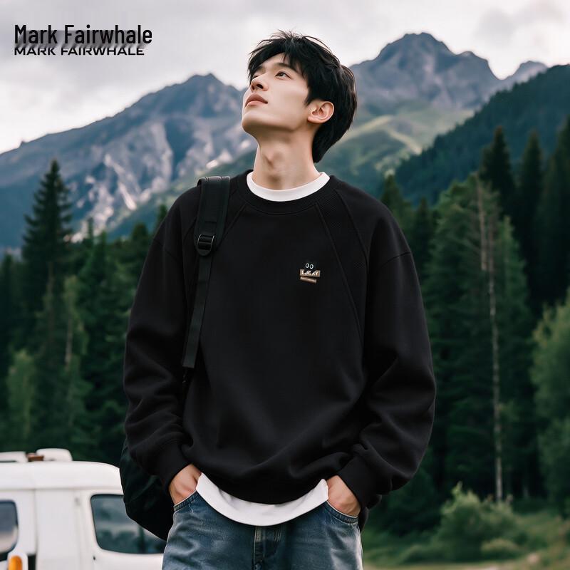 MARK FAIRWHALE Men's Deconstructed Crewneck Sweatshirt