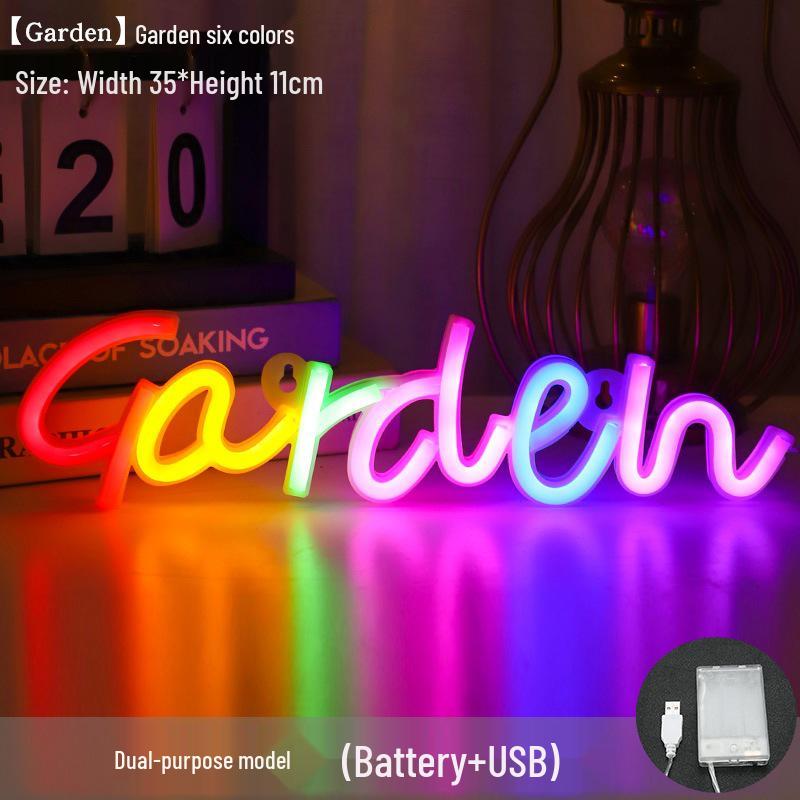 Trendy LED Neon Night Light Sign for Wall Décor