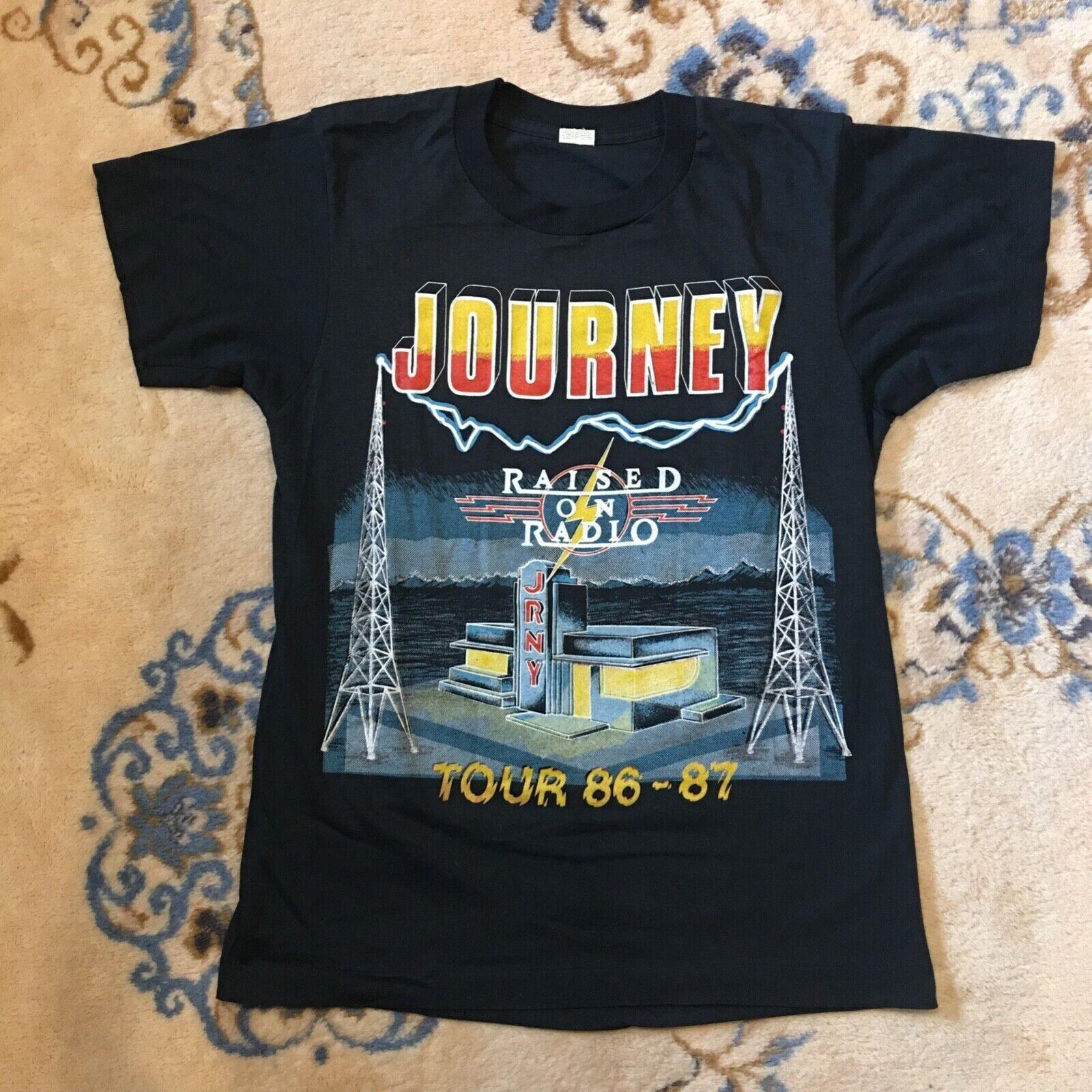 

VTG RARE JOURNEY 1986 Raised on Radio S-234Xl Unisex Gift fans XXL
