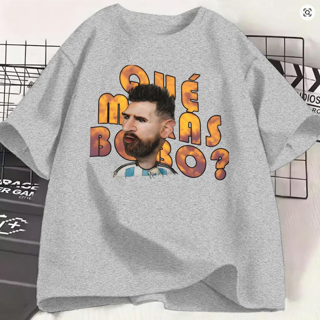 Que Miras Bobo T-shirt Per Unisex Cotone Puro Divertente T-shirt Girocollo Meme Magliette Manica Corta Taglie Forti