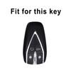 4 Buttons Gun Grey TPU Shell Fob Holder Car Key Remote Fob Cover for Changan CS35 PLUS CS55 PLUS CS75 PLUS 2019 Accessories