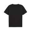Puma Letter Logo Design Pullover Round Neck Short Sleeve T-Shirt Men T-Shirts Black 524924-01