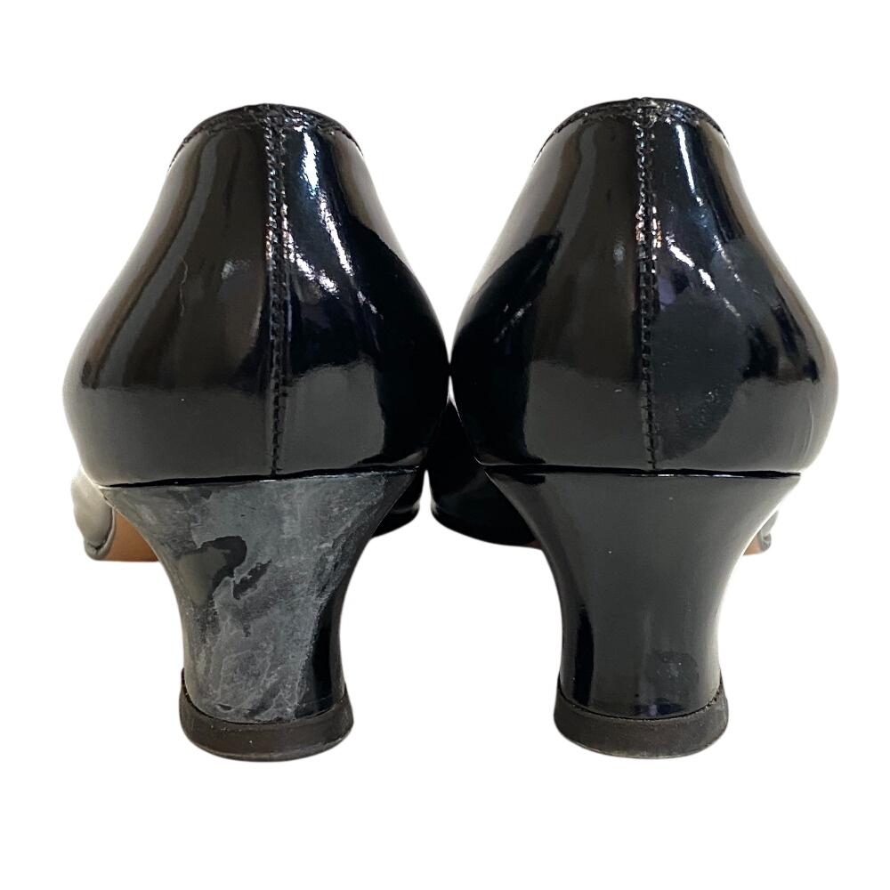 Salvatore Ferragamo Patent leather pumps black Patent leather Women Used
