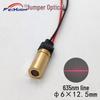 6x12.5mm 635nm 5mW Red Line Laser Module with External Focusing