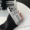 Luxury Angels Matte Shockproof Case for iPhone 17 Air 16 15 14 13 12 Pro Max Hollow Roman Column Little Angel Frosted Cover