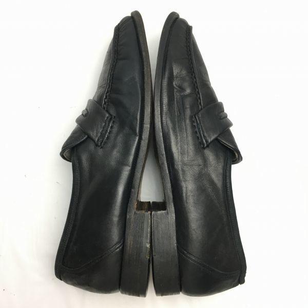 CHURCH'S Mokassins Made in Italy Vintage Modell Loafer Slipper Schwarz Größe 9G(GEBRAUCHT)