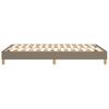 Box Spring Bed Frame Taupe 120 x 200 cm Fabric
