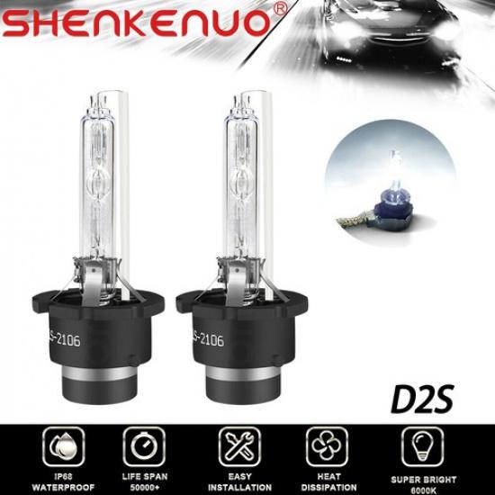 2x LED Headlight Bulbs D2S D2C D2R D4S HID Xenon Bulbs Conversion Kit Cool White