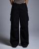 Kulsiseu Cs Cargo Wide Jeans-057 (Black)