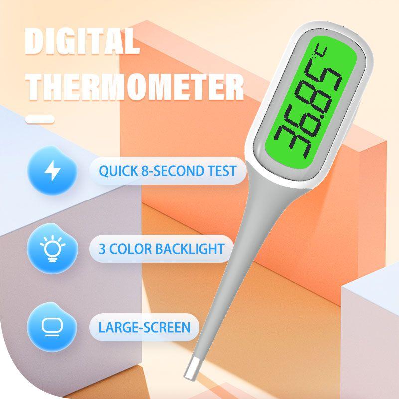 8s Fast Reading for Baby Portable Smart Medical Clinical Electronic Fever Lcd Large Display Backlight Digital Thermometers