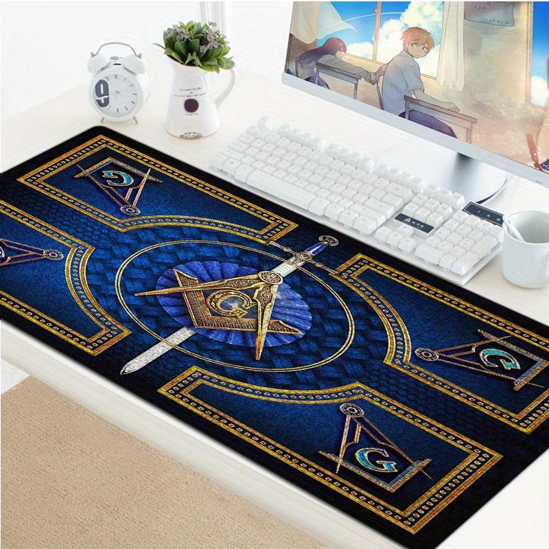 Wealth Community League Freemasonry Large Mouse Pad XXL 90x40 Rubber Non-Slip Office Computer Gaming Keyboard Mat Long Desk Pads