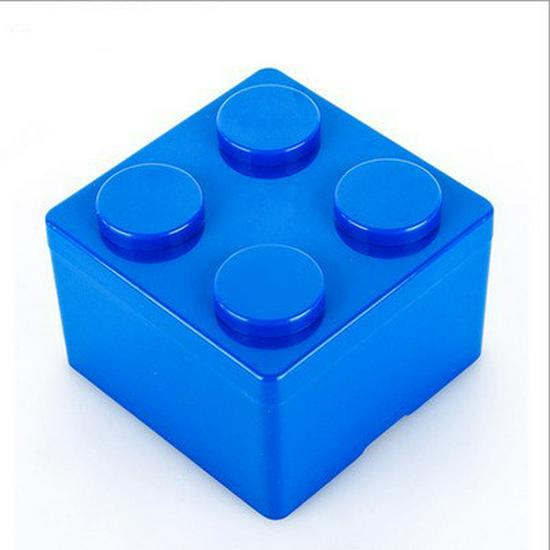 Stackable Block-Shaped Desktop Storage Organizer Box