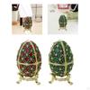 Easter Egg Trinket Box Vintage Design Decoration Faberge Jewelry Holder
