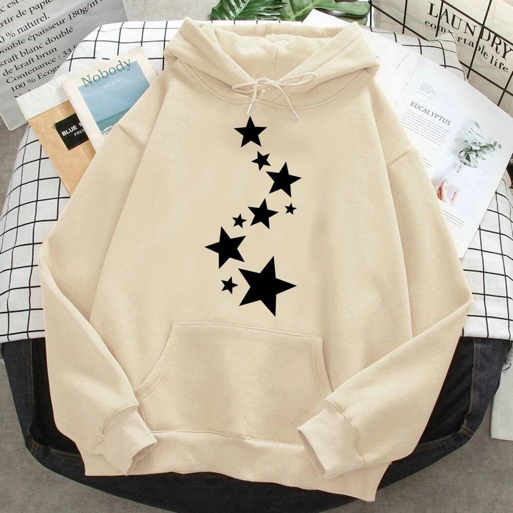 Unisex Hoodie Star Girl Y2k Punk Hoodies Women Vintage Fleece Clothes Hooded Shirt Women Harajuku Clothes