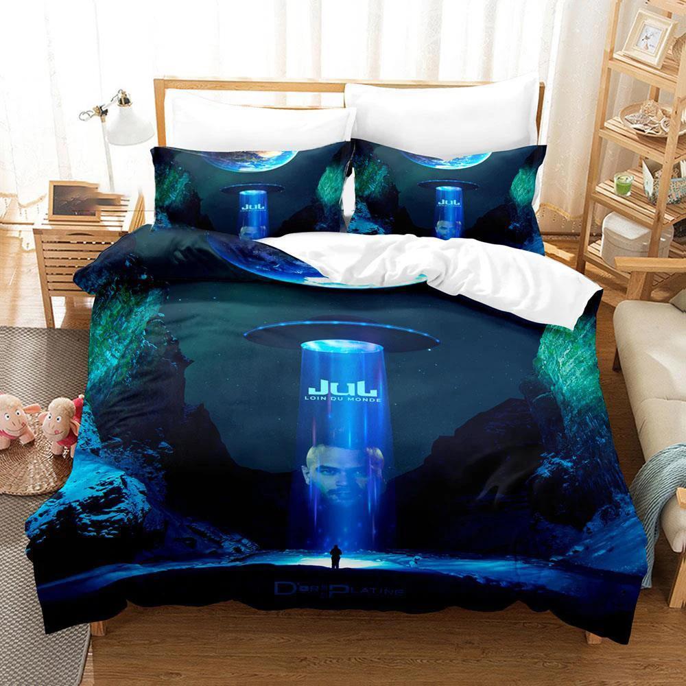 3D Geprinte Beddengoedhoes Slaapkamer Beddengoedhoes Enkel Dubbel King Size Dekbedovertrek Huis Textiel