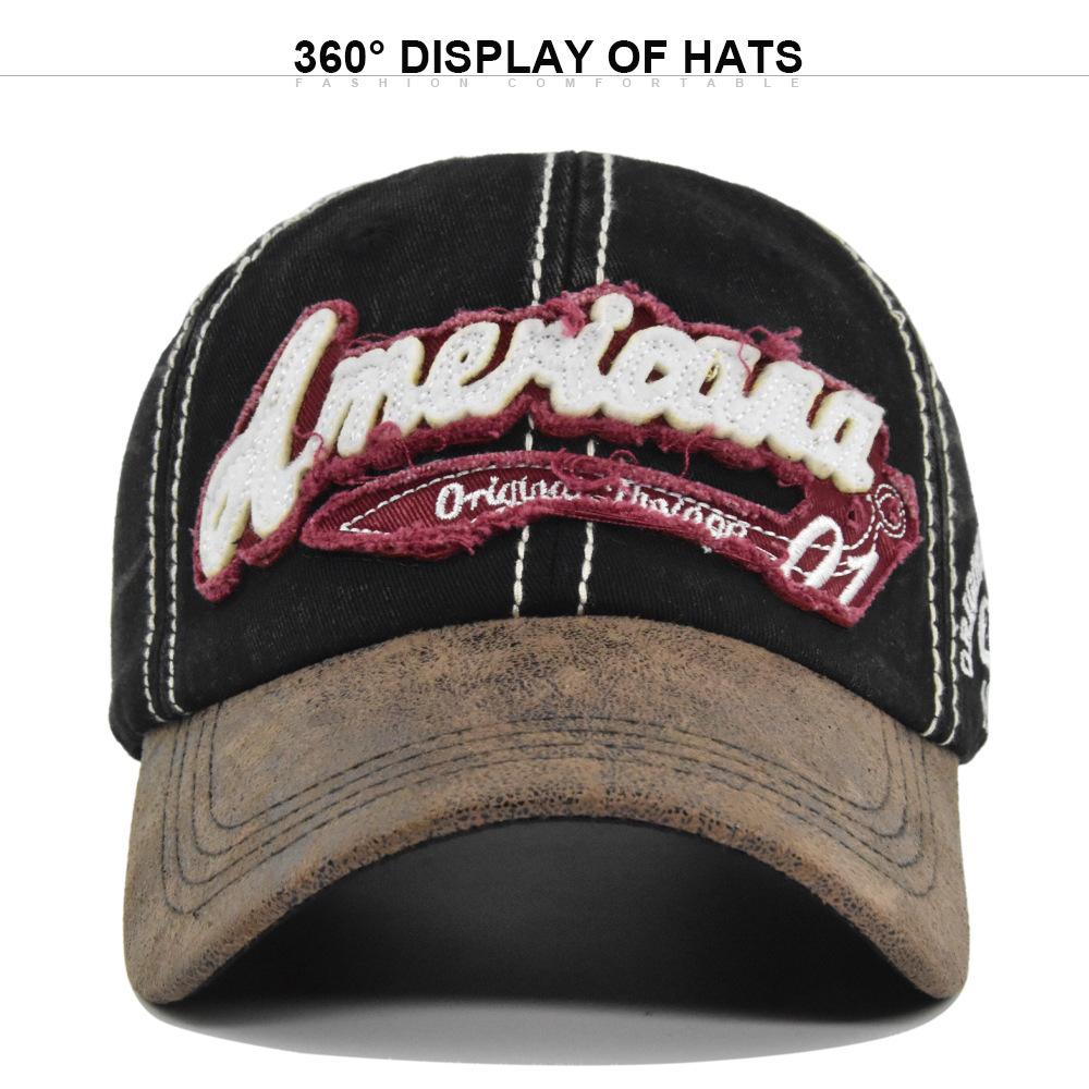 Hat Duck Tongue Threedimensional Embroidered Baseball Cap Made Old Hat Sun