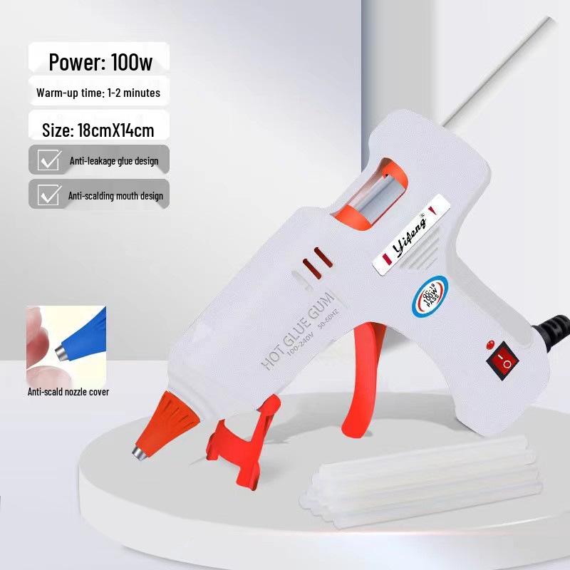 Popular 20W Hot Melt Glue Gun for DIY Jewelry and Crafts with Glue Sticks