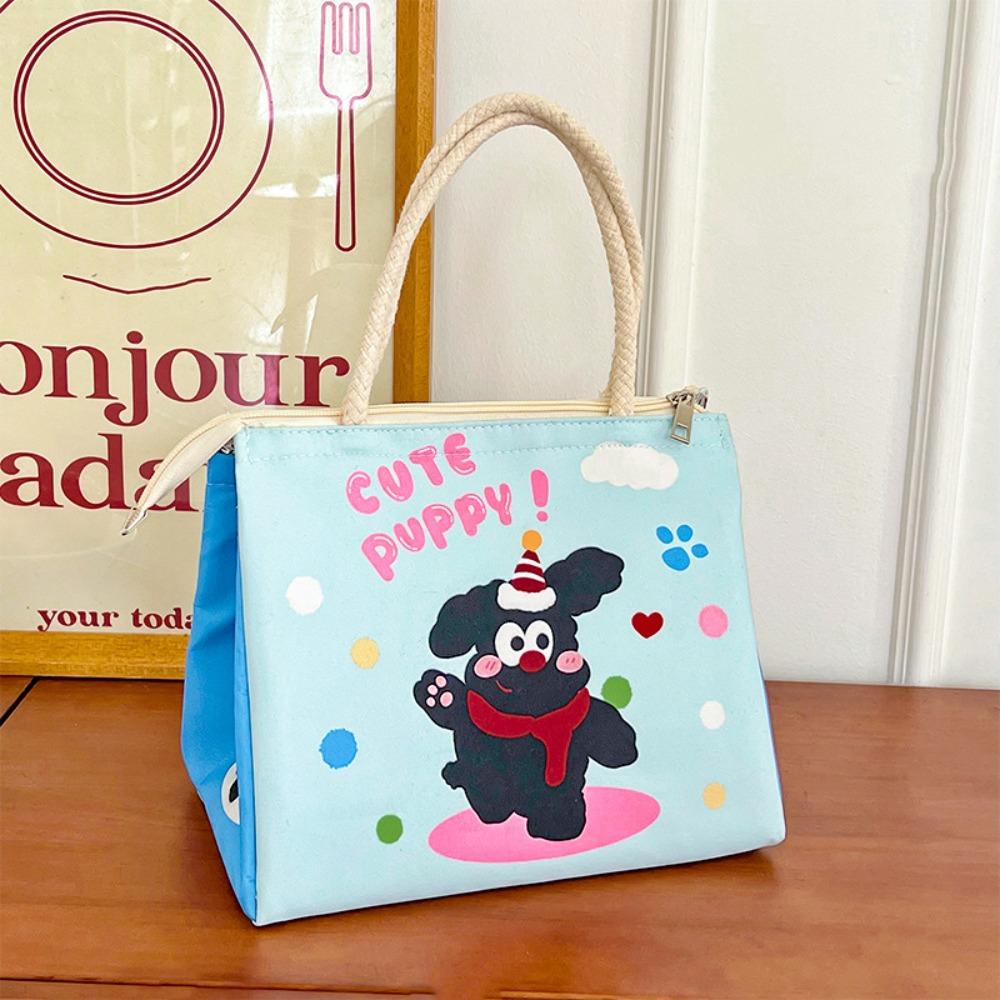 Cartoon Thermal Lunch Bag Waterproof Picnic Handbag Casual Cooler Lunch Bag  Travel