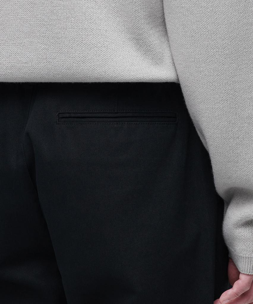 MUSINSA STANDARD One-Tuck Regular Fit Chino Pants [Black]